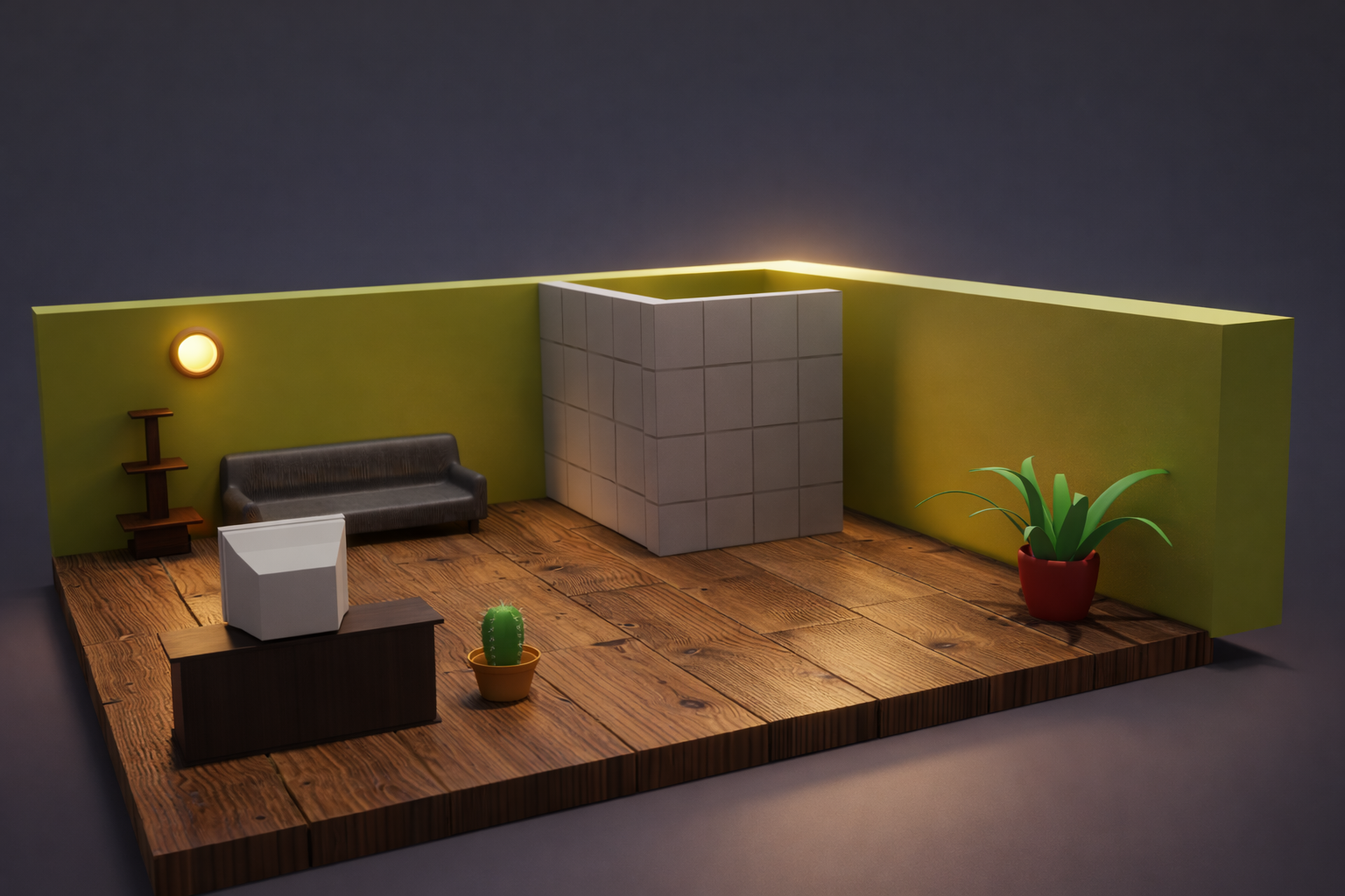 Blender lighting and rendering study
